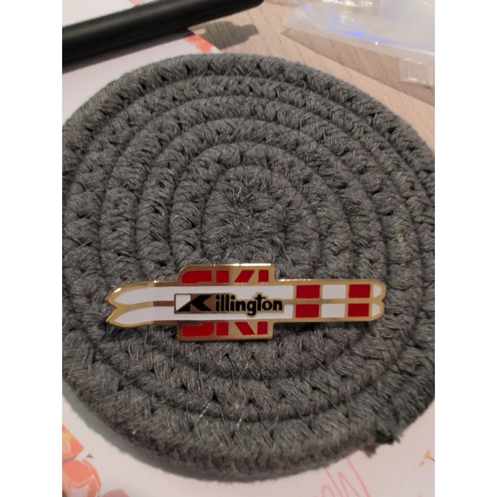 Vintage SKI PIN Ski Killington Vermont Hat Lapel Pin,‎ Collectible
